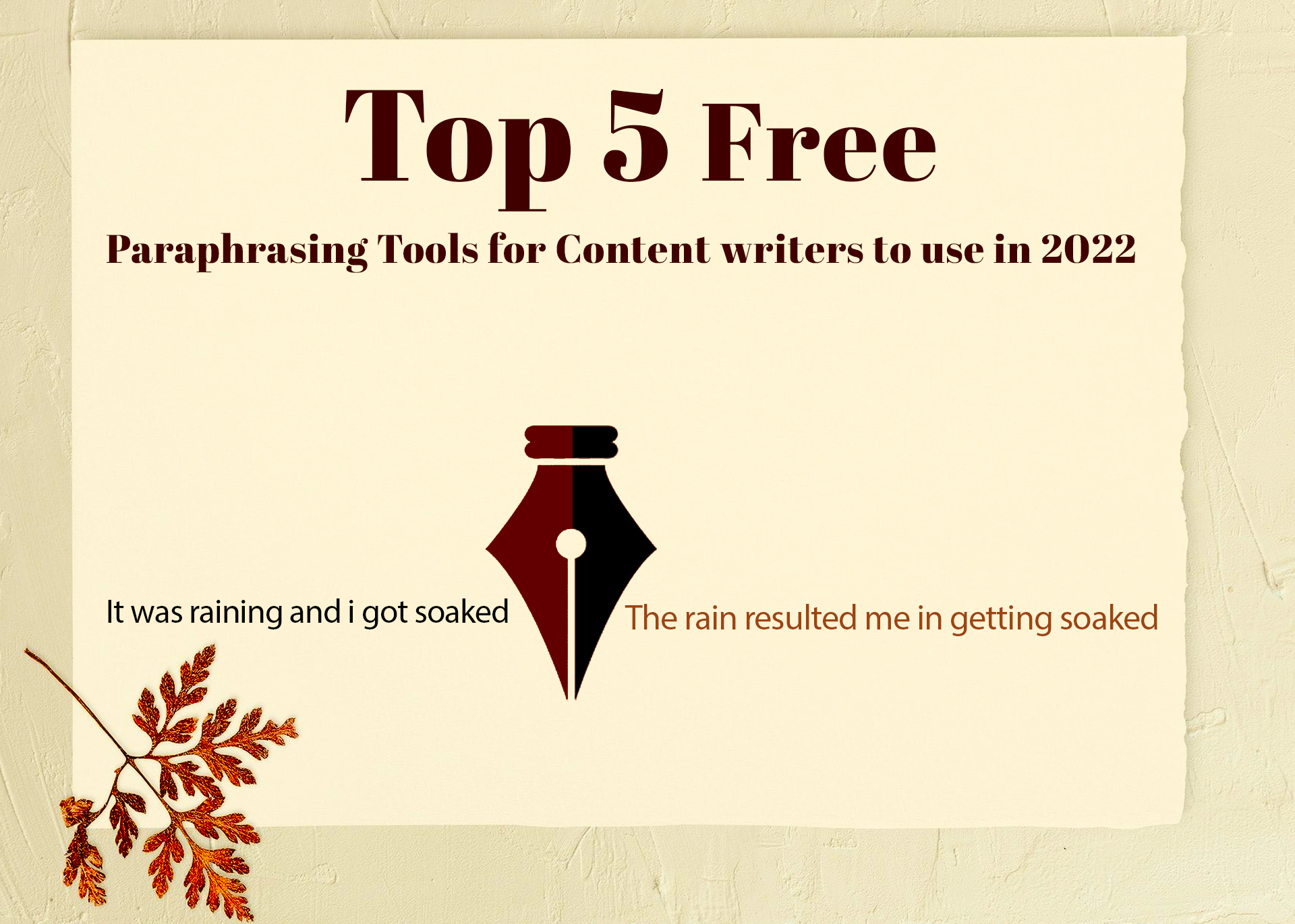 Top 5 Free* Paraphrasing Tools for Content writers to use in 2022